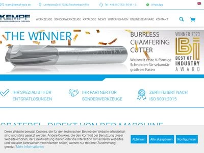 Website von Kempf GmbH