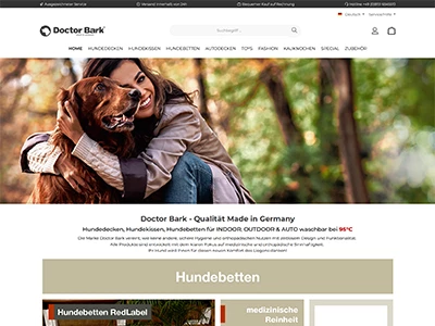 Website von Doctor Bark GmbH