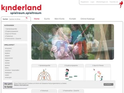 Website von Kinderland NEESER AG