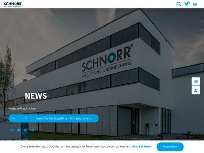 Website von SCHNORR® GmbH