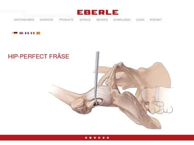 Website von EBERLE GmbH & Co.KG