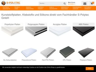 Website von S-Polytec GmbH