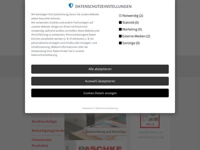 Website von Paul Paschke GmbH