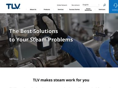 Website von TLV Euro Engineering GmbH