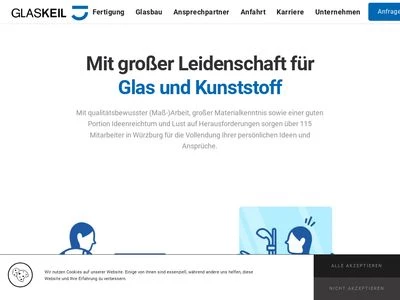 Website von Glas Keil Kunststoffe GmbH + Co. KG
