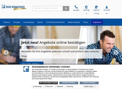 Website von Enno Roggemann GmbH & Co. KG