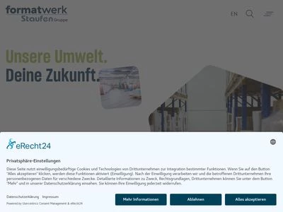 Website von Format Werk GmbH
