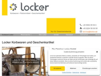 Website von Christian Locker GmbH