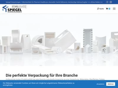 Website von Martin Spiegel Kartonagenfabrik GmbH & Co. KG