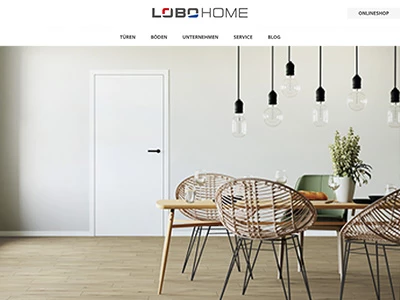 Website von LOBO HOME GmbH