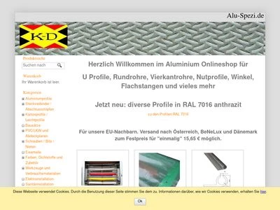 Website von K-D Handels- und Pfandhaus GmbH