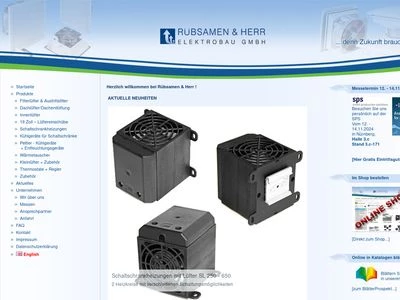Website von Rübsamen & Herr Elektrobau GmbH