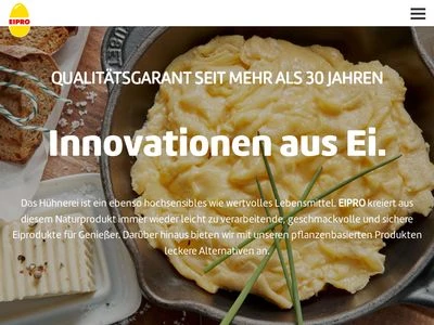 Website von EIPRO-Vermarktung GmbH & Co. KG