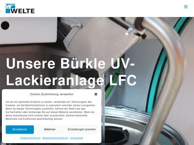 Website von Welte GmbH