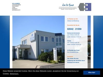 Website von Leo de Groot