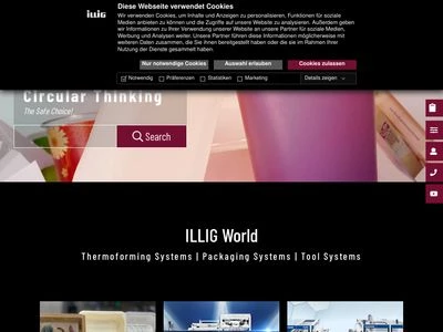 Website von ILLIG Maschinenbau GmbH & Co. KG