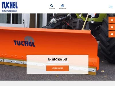 Website von Tuchel Maschinenbau GmbH