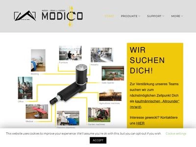 Website von Modico Systems GmbH & Co. KG