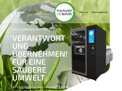 Website von Trautwein SB Technik GmbH