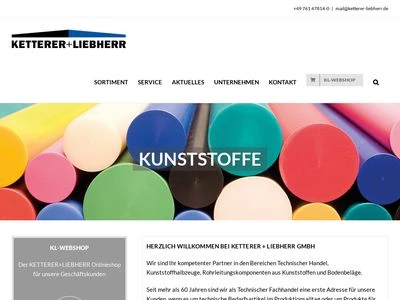 Website von Ketterer + Liebherr GmbH