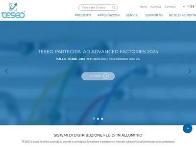 Website von Teseo Deutschland GmbH