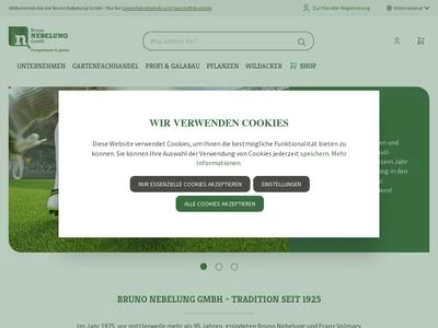 Website von Bruno Nebelung GmbH