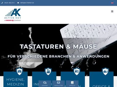 Website von Active Key GmbH