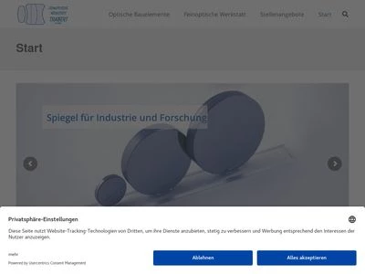 Website von Feinoptische Werkstatt Trabert GmbH