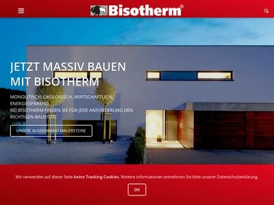Website von Bisotherm GmbH