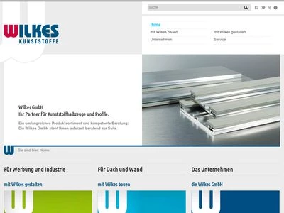 Website von Wilkes GmbH