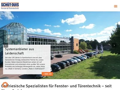 Website von Schüt-Duis Fenster & Türentechnik GmbH & Co.KG