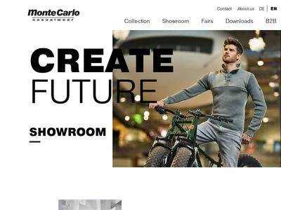 Website von Mode Monte Carlo von Ehr GmbH