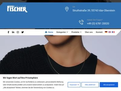 Website von Walter Fischer GmbH & Co. KG
