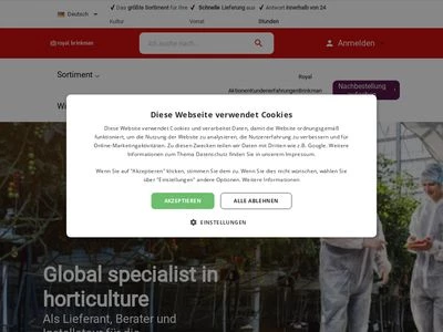 Website von Brinkman Deutschland GmbH