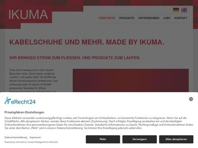 Website von Cembre GmbH