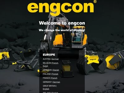 Website von engcon Germany GmbH