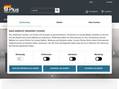 Website von M-Plus Einkauf & Logistik GmbH