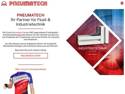 Website von Pneumatech