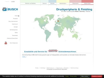 Website von Gerhard Busch EBB GmbH