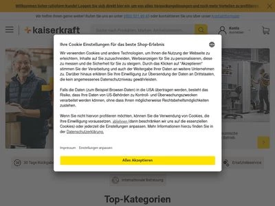Website von Certeo Business Equipment GmbH
