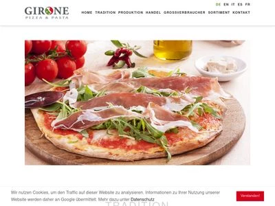 Website von Girone & Sohn Nahrungsmittel GmbH