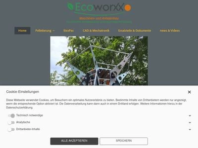 Website von Ecoworxx GmbH