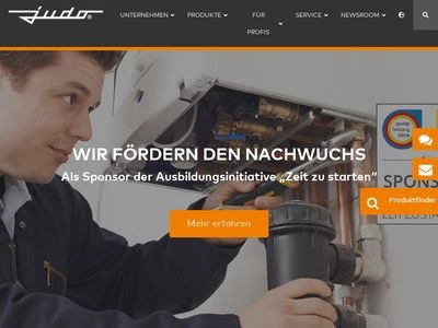 Website von JUDO Wasseraufbereitung GmbH