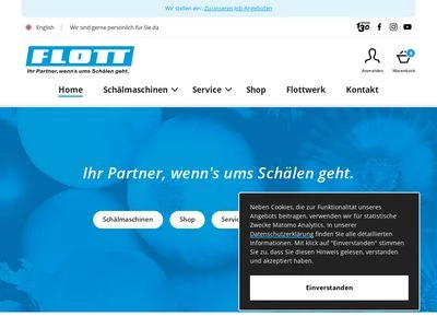 Website von FLOTTWERK - H. J. Dames GmbH & Co. KG