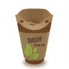 Bio Kaffeebecher mit integriertem Deckel