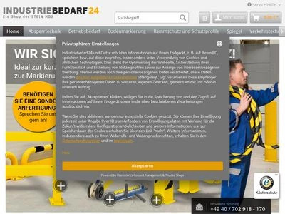 Website von Industriebedarf24.net - Stein HGS GmbH
