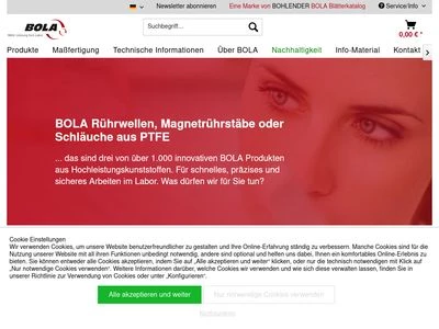 Website von Bohlender GmbH
