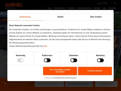 Website von Catnic GmbH