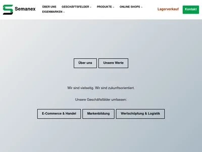 Website von Semanex e.K.