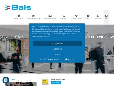 Website von Bals Elektrotechnik GmbH & Co. KG